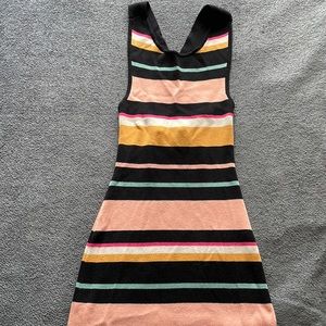 Ella Moss knit midi dress black M